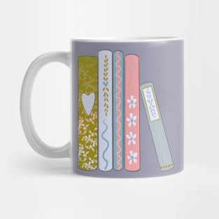 Pastel Reading Books Mug